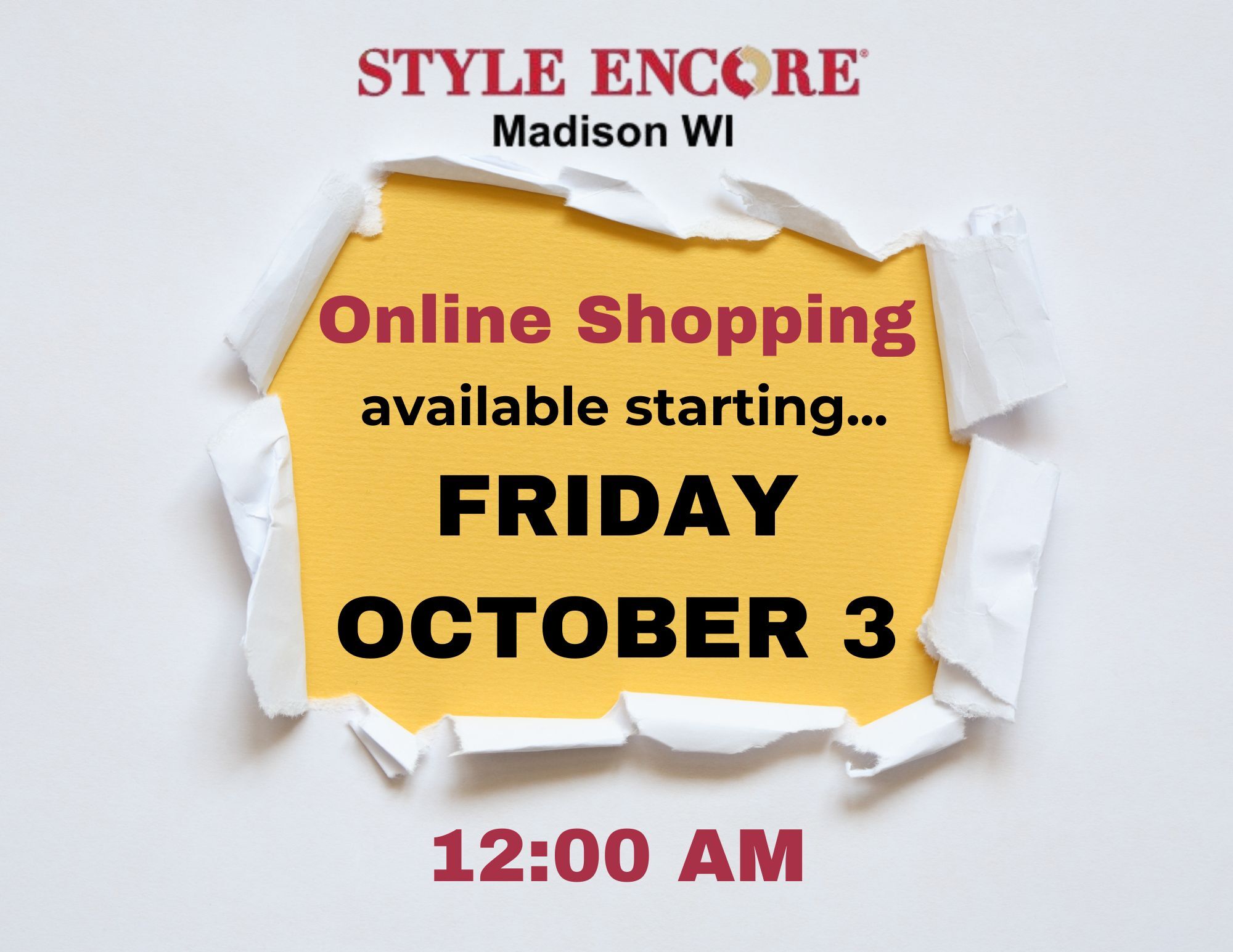 Shop Online - Coming Soon